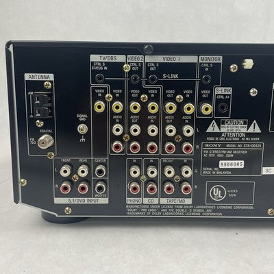 Sony STR-DE625 AM/FM Stereo AV Tested