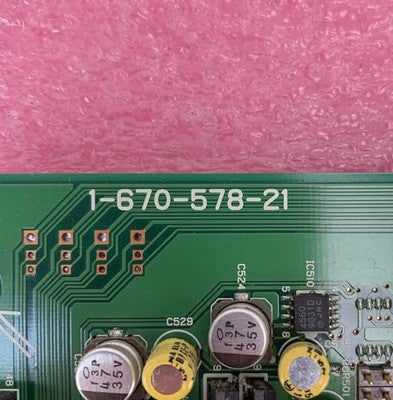 Sony 1-670-578-21 APP-40C Player Board for Betacam SX DNW-A65 Cassette Player