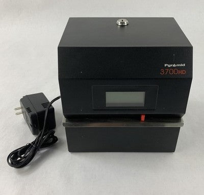 Pyramid 3700HD Time Clock - No Ribbon Missing Key