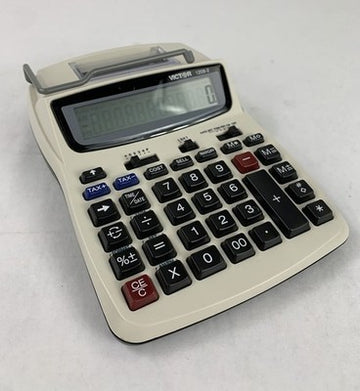 Victor 1208-2 Compact Printing Calculator - Tested