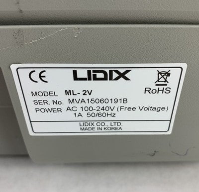 Lidix ML-2V Two Pocket Sorter Money Counter