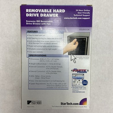 StarTech Removable Hard Drive Drawer 3.5 IDE/ATA Lot of 3