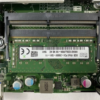 Dell OptiPlex 7060 Micro Intel Core i7-8700T 2.4GHz 1x8GB RAM No HDD/OS/AC READ