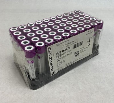 Vacuette 454428 2ml K2E K2EDTA 13x75 50pcs Tubes