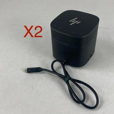 HP Thunderbolt Docking Station 120W with Bang & Olufsen Audio No AC Lot of 2