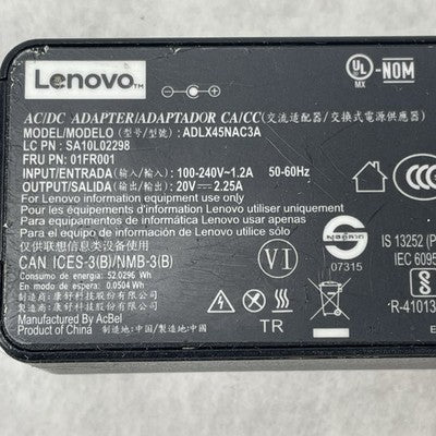 Lenovo AC Adapter 45W Small Tip Mixed Lot of 7