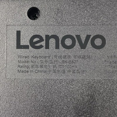 Lenovo SK-8827 KBBH21 KU-1619 USB Wired Black Keyboards Tested (Mixed Lot of 4)