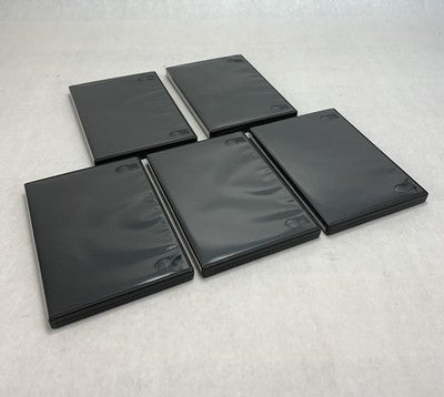 Unbranded Single Disk Black DVD Case (Lot of 5)