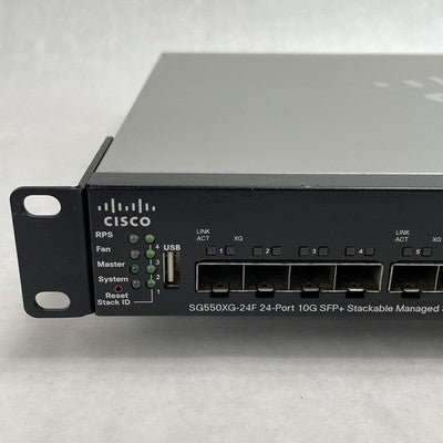 Cisco SG550XG-24F-K9 Tested & Reset