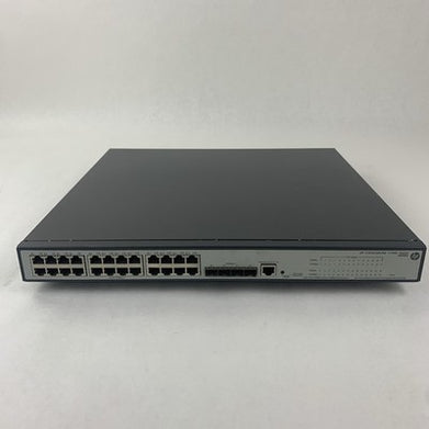 HP V1910-24G-PoE JE008A 24-Port Gigabit Network Switch Tested Reset