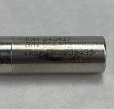 Hamilton Visifirm 242453 Heat No. 531994 DO 325 Optical Sensor w/24247 Tip Cover