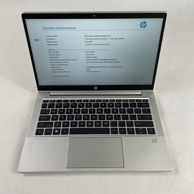 HP ProBook 630 G8 13.3" i7-1165G7 2.80 GHz 8 GB RAM No SSD No OS No AC