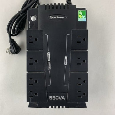 CyberPower CP550HGa Battery Backup Surge Protector 8 Outlets 550VA No Batts