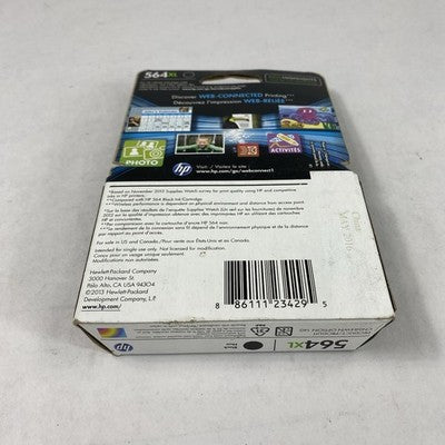 HP 564XL Black Noir Ink Cartridge OEM Factory Sealed (Lot of 4)