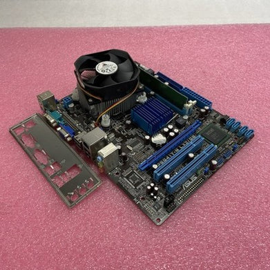 ASUS P5G41T-M Motherboard Intel Core 2 Duo E7500 2.93GHz 2GB RAM w/IO