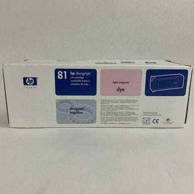 HP Designjet Ink Cartridge C4935A Light Magenta 81 New OEM Box Sealed 05