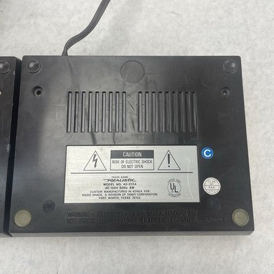 Vintage Realistic Plug n Talk FM Wireless Intercom Model 43-212 Parts Lot of 2