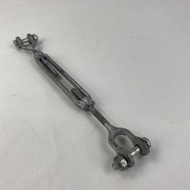 Galvanized Jaw and Jaw 3/8" Turnbuckle 8.5" to 12" Lot of 4