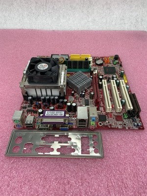 Micro Star MS-6743 Motherboard Intel Celeron 2.4GHz 512MB RAM w/IO