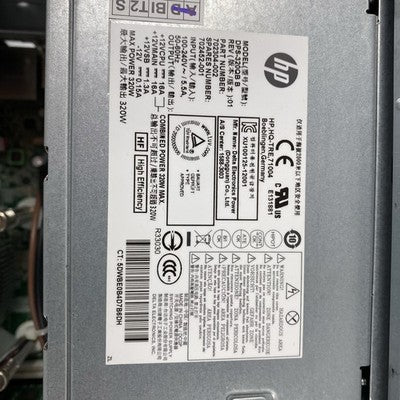 HP EliteDesk 800 G1 MT Intel Core i7-4770 3.40GHz 2x4GB RAM No HDD No OS