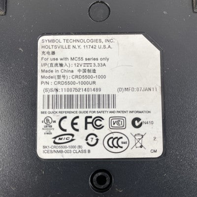 Symbol CRD5500-1000 Charging Cradle No AC Adapter Untested (Lot of 3)