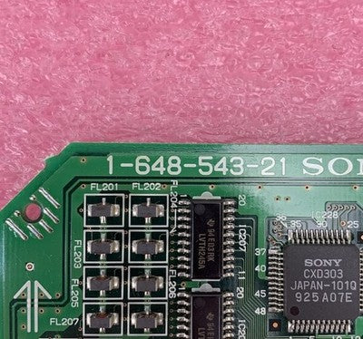 Sony 1-648-543-21 TBC-23A Board for Betacam SX DNW-A65 Cassette Player