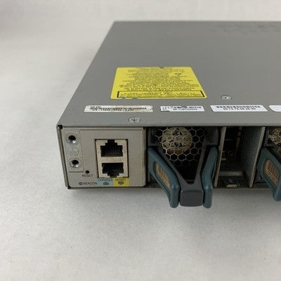 Cisco Catalyst WS-C3850-24XS-E V02 Fully Managed Switch Broken Fan Clip Tested