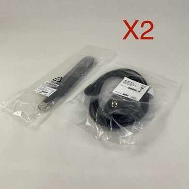 Cisco 4G-AE010-R Antenna Extension Base 10' Cable w/ LTE-ANTM-D Antenna Lot of 2