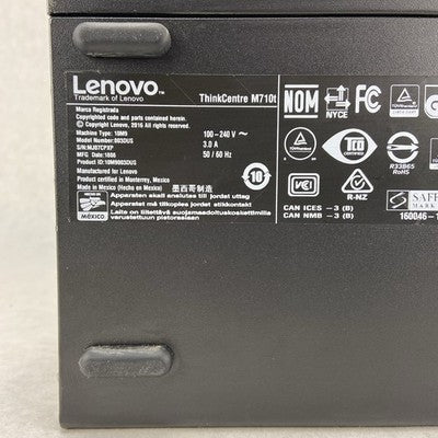 Lenovo ThinkCentre 3102 DT Intel Pentium G4560 3.5GHz 4GB RAM No HDD No OS