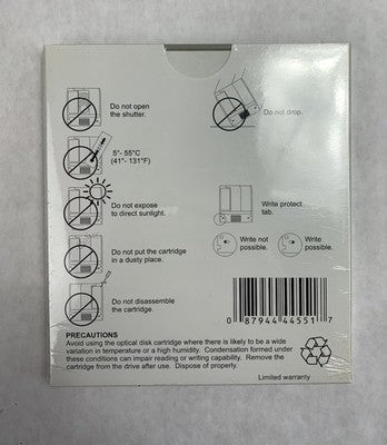 IBM 59H4791 Double Sided Permanent Write Once Optical Disk Cartridge (Lot of 5)