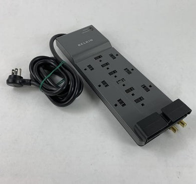 Belkin BE112230-08 Relocatable Power Tap Surge Protector Power Supply