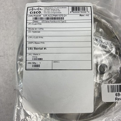 Cisco Aironet 1570 Series Pole Mount Kit Type 2 AIR-ACCPMK1570-2 NEW