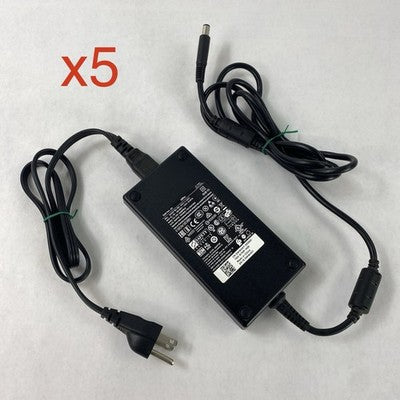 Dell DA180PM111 180W 19.5V 9.23A 7.4mm Barrel Laptop AC Adapter - Lot of 5