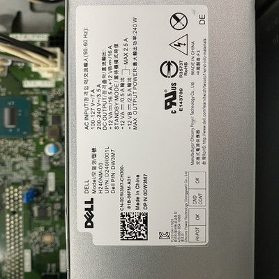 Dell Inspiron 3668 DT Intel Core i3-7100 3.9GHz 1x4GB RAM No HDD No OS READ