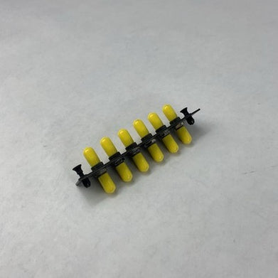 Hubbel FSPST6 6-Pack Panel, 6 ST Adapters - Untested - Lot of 4