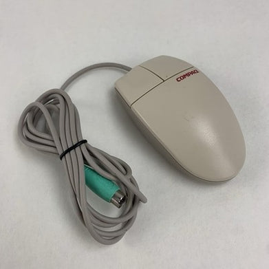 Compaq Logitech 2-Button Mechanical Ball Mouse Vintage PS/2 M-S34 141649-008