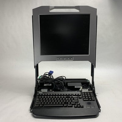 Dell 17FP PDJCN 17in 1U Rackmount KVM KMM Console 033M77 - Tested