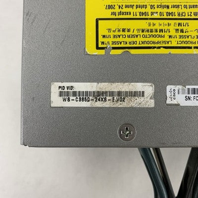 Cisco Catalyst WS-C3850-24XS-E V02 Fully Managed Switch Broken Fan Clip Tested