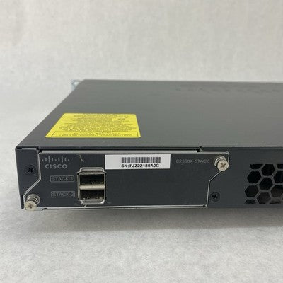 Cisco WS-C2960X-48FPS-L 48 GigE PoE - Tested