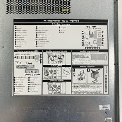 HP StorageWorks P4500 G2 Server 2x Xeon L5520 2.26GHz 24GB RAM No HDD/OS