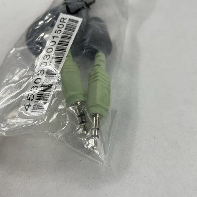 Flat Panel Speaker Cable Assembly 3.5mm Male to Male AUX 453030300150R Lot of 5