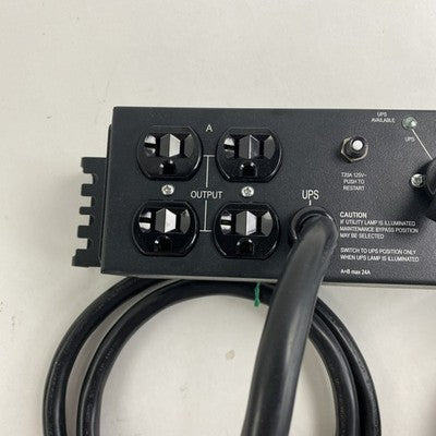 Emerson MP2-130C Micro POD Main Bypass Switch Ac 120V