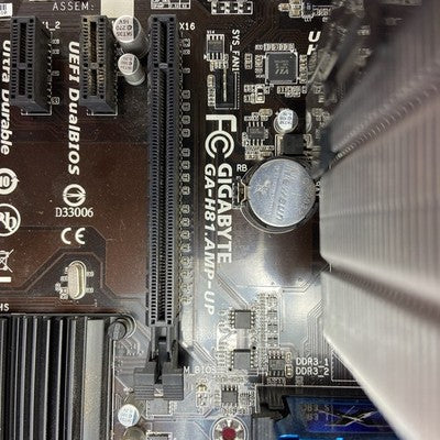 Gigabyte H81.AMP-UP Motherboard Intel Core i5-4570s 2.9GHz 8GB RAM w/IO Shield