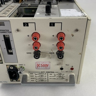 Graphtec WR3101 Linearcorder Mark VII Powers and Prints Not Fully Tested