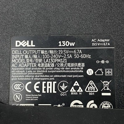 Dell 130W 19.5V 6.7A Big Barrel AC Adapter (Mixed Lot of 10)