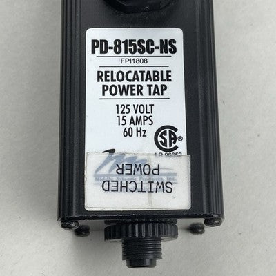 Middle Atlantic PD-815SC 8 Outlet Power Strip