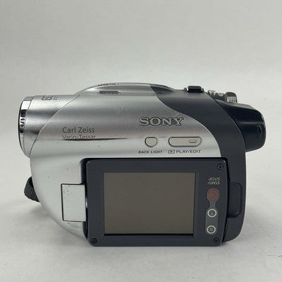 Sony Handycam DCR-DVD105 Tested & Reset No Power Cord No Disc