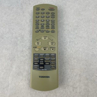 Toshiba WC-FM2 Combo Player Remote Untested