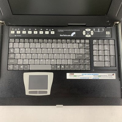 Startech CABCONS8 1U Cabinet Console With 8 Port KVM Switch - Parts or Repair