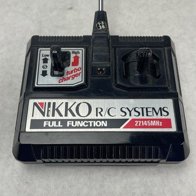 Vintage Nikko RC Car Ferrari Testarossa RC Tested/Working Flatspots on Wheels